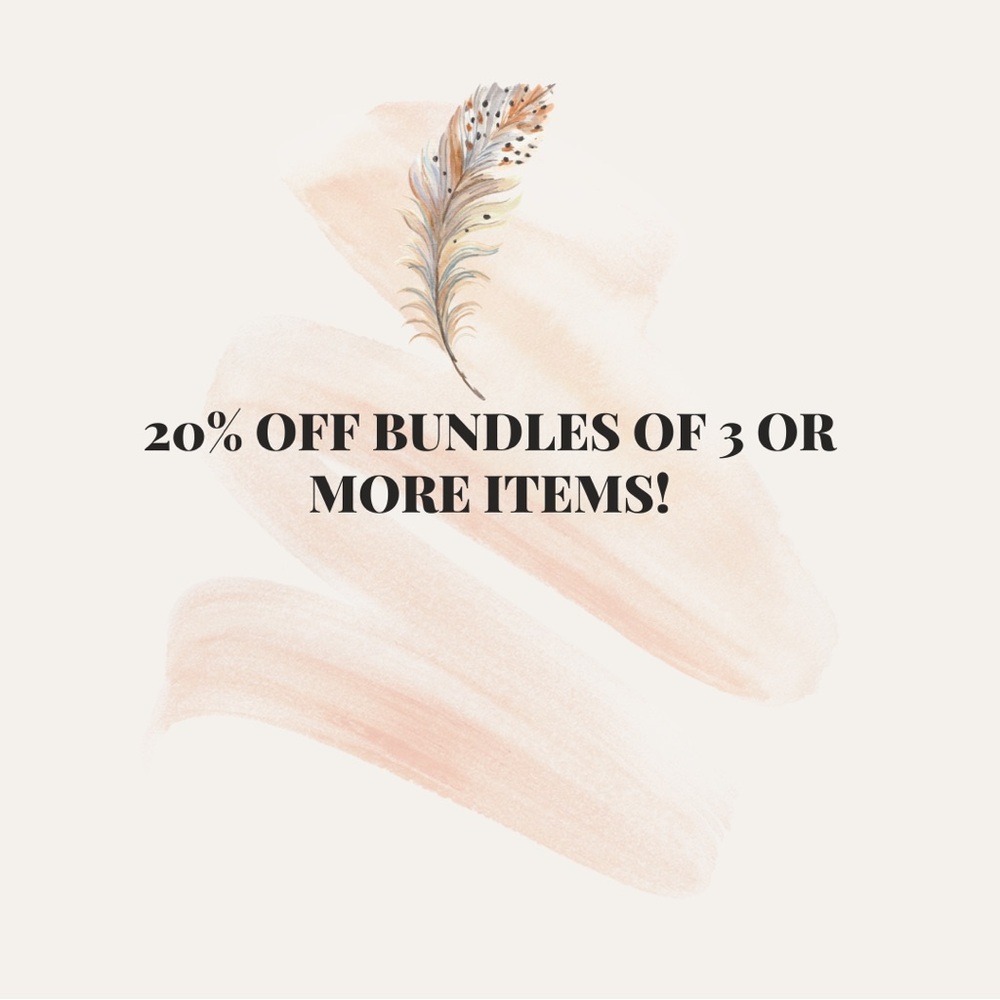 20% off 3+ items! 🩶 *read description*